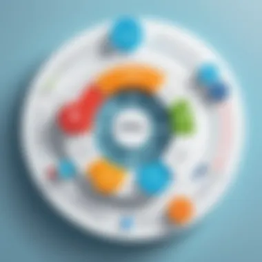 A visualization of the project management lifecycle