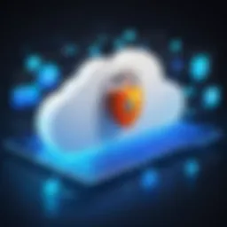 Cloud security framework illustration