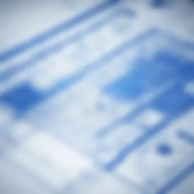 Architectural Blueprint of Website Layout Architectural blueprint symbolizing website structure