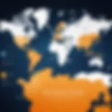 Global map highlighting AWS Direct Connect locations