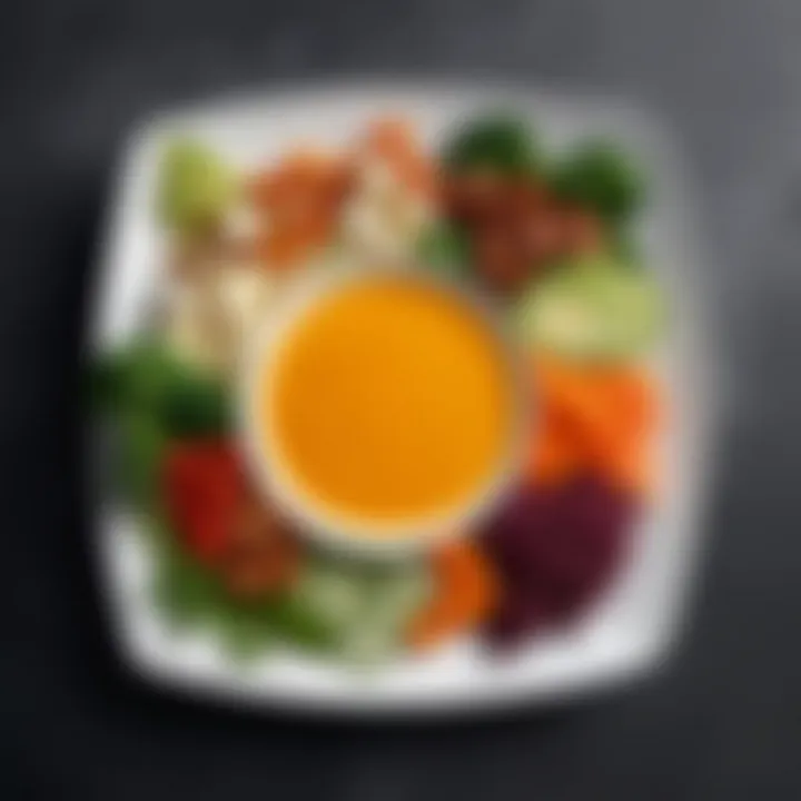 Artistic presentation of a Lean Cuisine meal highlighting ingredient quality and freshness