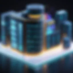 An architectural diagram of a data warehouse