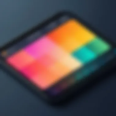 Color Palette Inspiration for Website Layout Color palette swatches for website design inspiration
