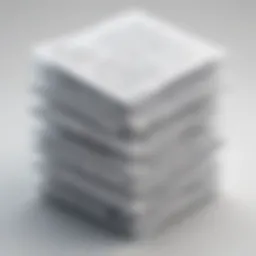 Illustration depicting the process of merging two PDF files seamlessly