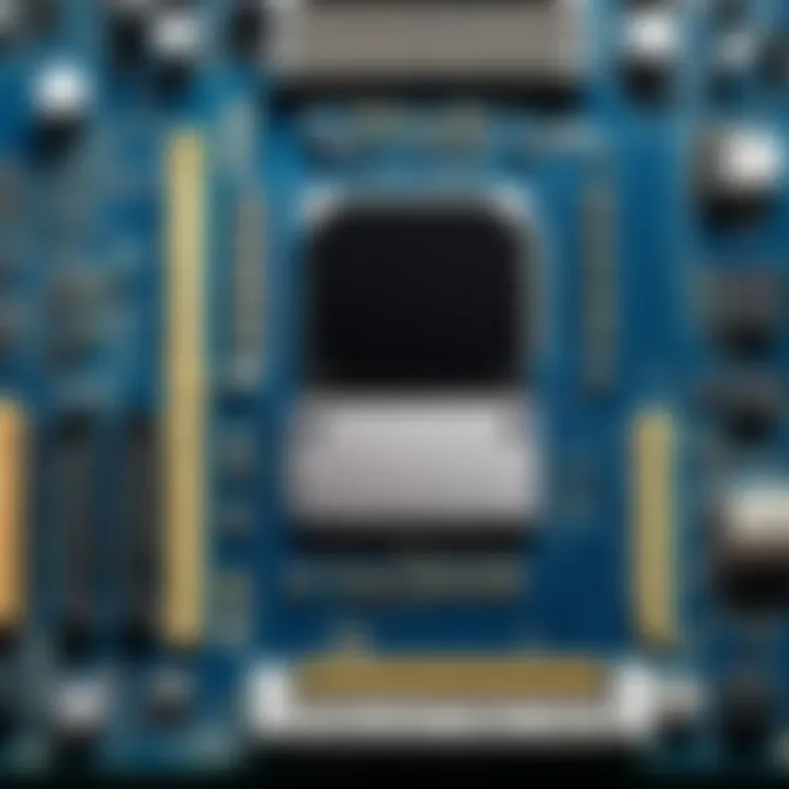 Diagram illustrating the compatibility of motherboards with various hardware components