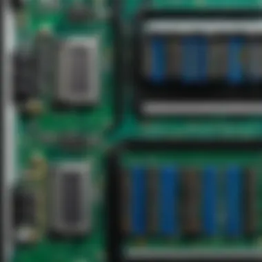 Graph showing the performance impact of various motherboard configurations