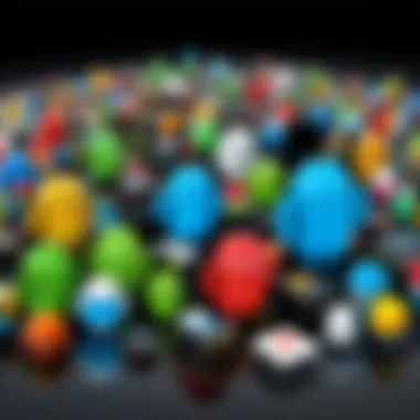 Diverse Android SDKs Visual representation of various Android SDKs