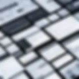 A well-organized storyboard showcasing various video scenes
