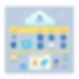 A diagram illustrating the architecture of a website hosted on Azure.
