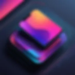 Abstract shapes representing customization