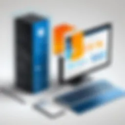 Illustration depicting the concept of data modeling in Microsoft SQL Server