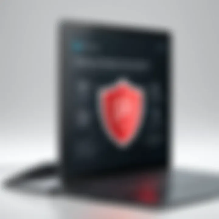 A graphic illustrating considerations for PDF security