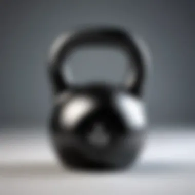 Upper body strength training with kettlebells