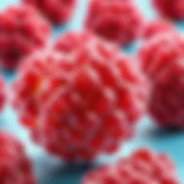 Molecular Beauty of Raspberry Ketones Elegant raspberry ketone molecular structure