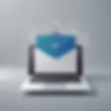 Abstract Email Marketing Tutorial Concept