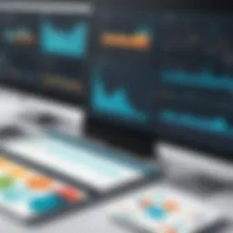 Graphical representation of data visualization tools
