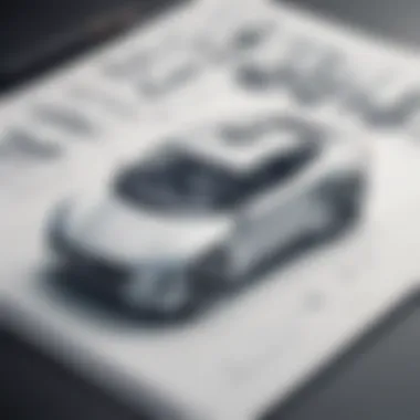 Visionary Sketch of Future Automobile Future Car Visionary Sketch