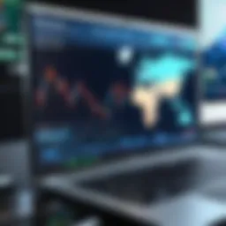 Illustration depicting the global reach of the forex market