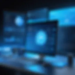 Abstract Azure Alert Management Concept