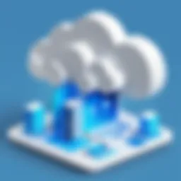 Cloud architecture overview showcasing Azure services