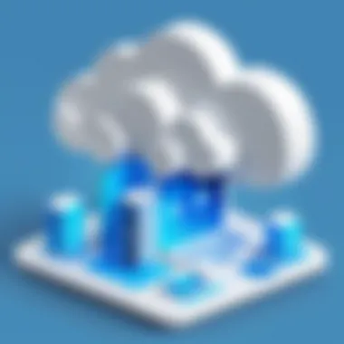 Cloud Architecture in Azure App Development Cloud architecture overview showcasing Azure services