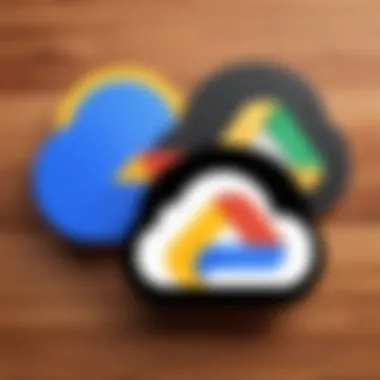 Visual comparison of Google Cloud and Google Drive logos