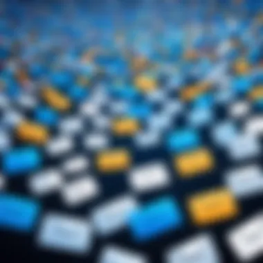 Diversity in Email Communication Innovative visualization demonstrating the diversity of email communication