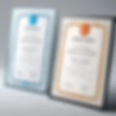 A creative representation of certificates awarded for completing online CSS classes.