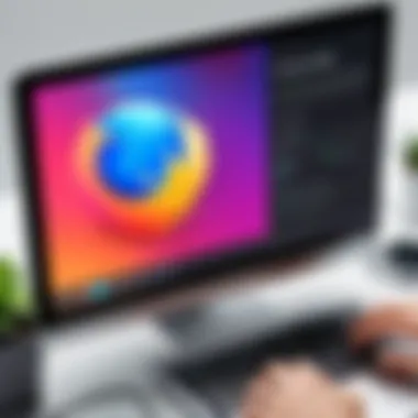 User Experience in Internet Browsing An illustration showcasing user experience across different browsers