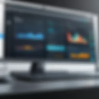 Joomla Dashboard Interface User interface of Joomla dashboard showcasing various features