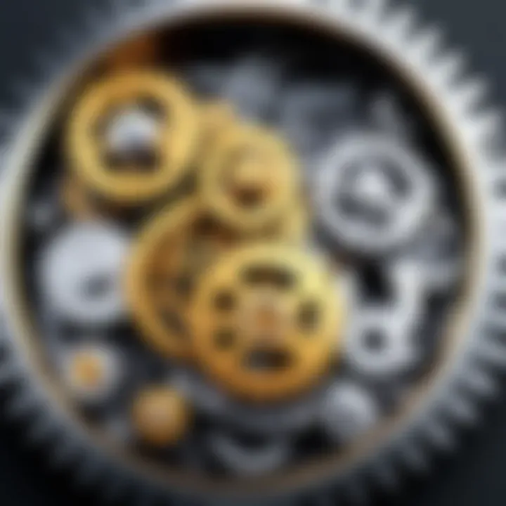 Abstract gears symbolizing complexity