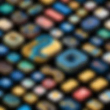 Diverse Python Libraries Illustration showing Python libraries and their applications