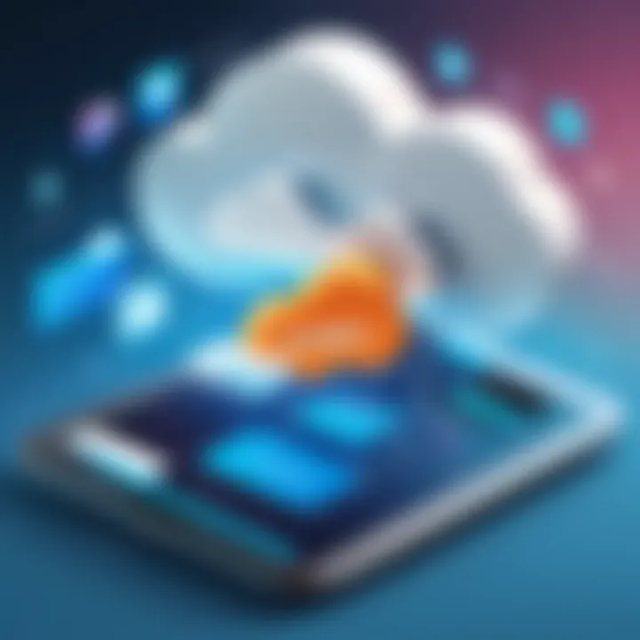 Integration options illustrated for Salesforce Service Cloud