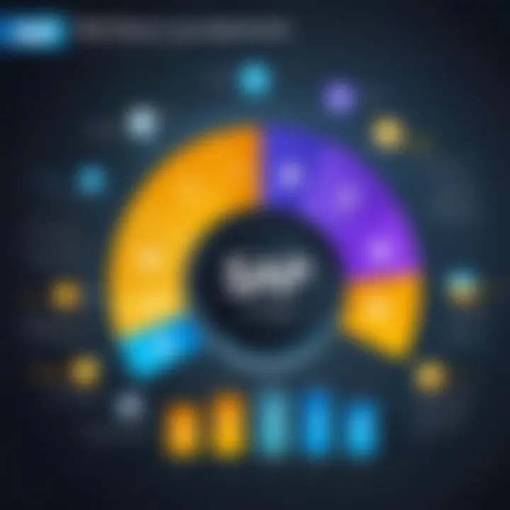 Chart depicting the advantages of SAP software across industries