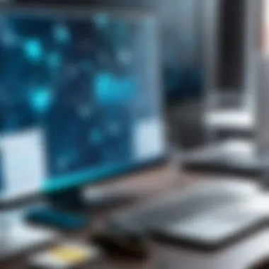 Network Analysis Tools in Action Illustration of network analysis tools in action during cybersecurity assessment