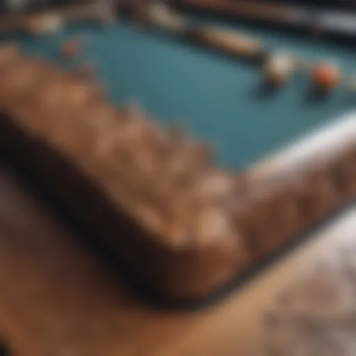 Exquisite Carving Detail on a Philippine Pool Table