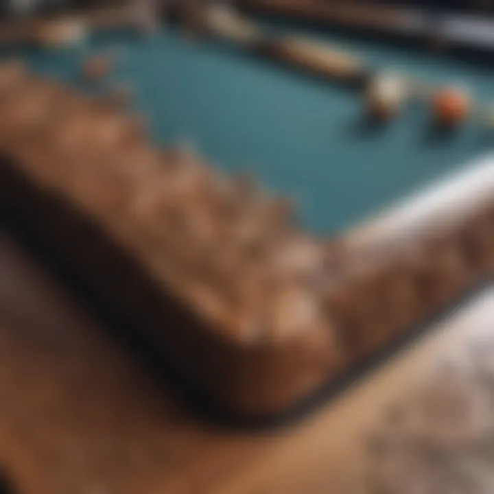 Exquisite Carving Detail on a Philippine Pool Table