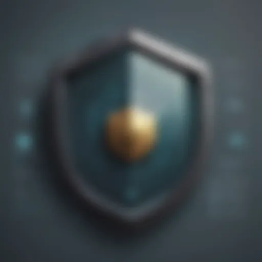 Shield symbolizing application security