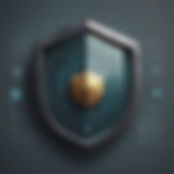 Shield symbolizing application security