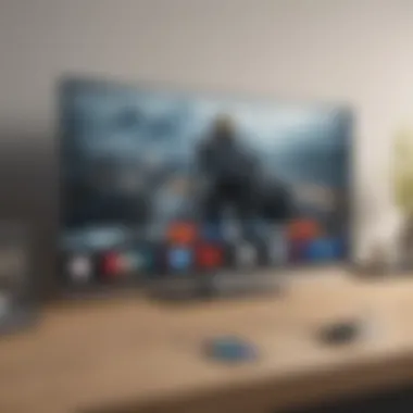 Enhanced Media Streaming via HDMI Smart TV and phone connected via HDMI cable