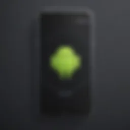 Smartphone with Android Logo