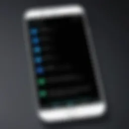 Screenshot of a popular email application interface on a smartphone
