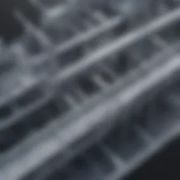Abstract architectural design showcasing construction in progress