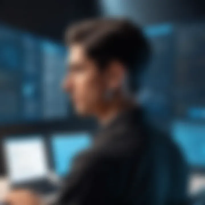 Graphic showcasing Kafka messaging platform