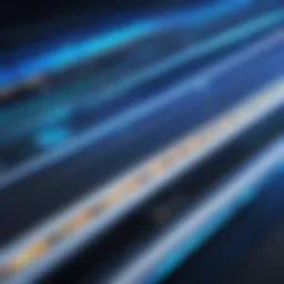 Fiber optic cables symbolizing advanced technology
