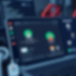 User interface of Google Hangouts showcasing features