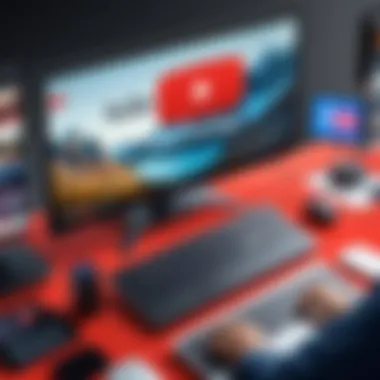 Effective Marketing Strategies for YouTube Live Streaming A promotional graphic illustrating marketing strategies for live streams