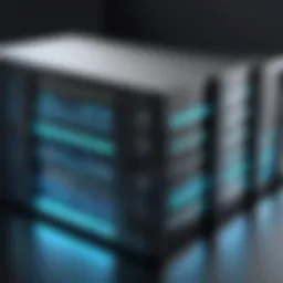 A visual representation of data storage architecture