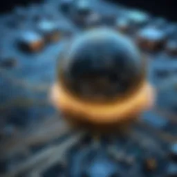 An intricate visualization of artificial intelligence algorithms in action