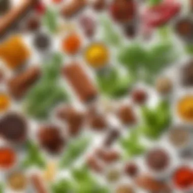 Herbs and Spices for Flavorful Meals Herbs and spices enhancing Candida-friendly meals